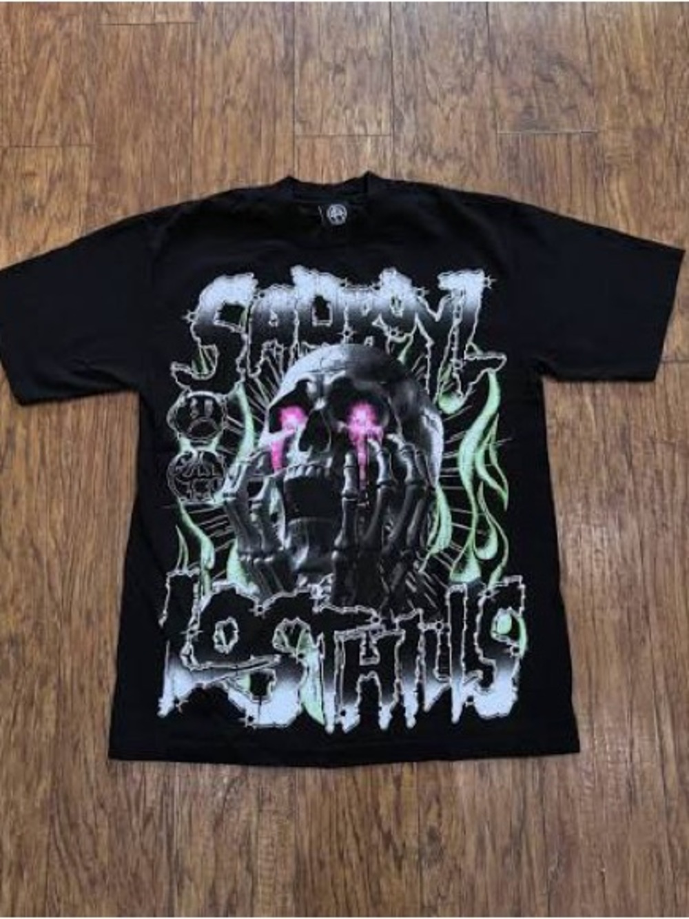 Sadboyz x Lost Hills - Sad Skull Graphic Tee XL